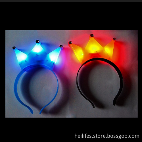 LED Light kids Toys Crown Headwear